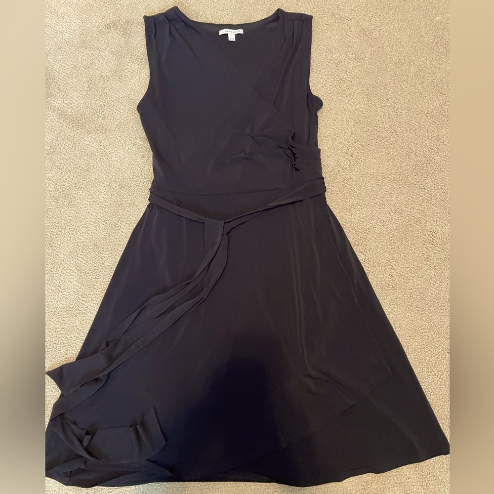 41 Hawthorn faux wrap black dress XL